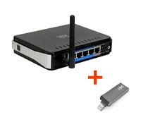  D-Link DIR-320 +  Samsung SWC-U200 