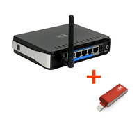 D-Link DIR-320 +  Samsung SWC-U200 