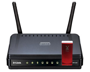 Роутер D-Link DIR-620 + модем 4G + 2 месяца интернета